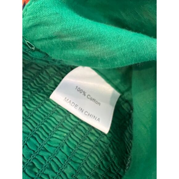 Revolve OPT One Pretty Time green tropical print halter & maxi skirt set S - Picture 7 of 8